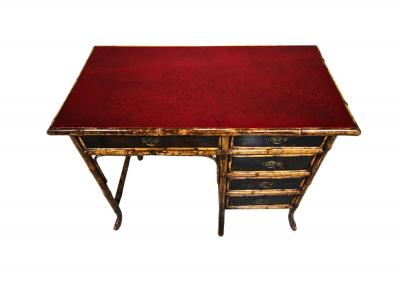 19th C English Bamboo Desk