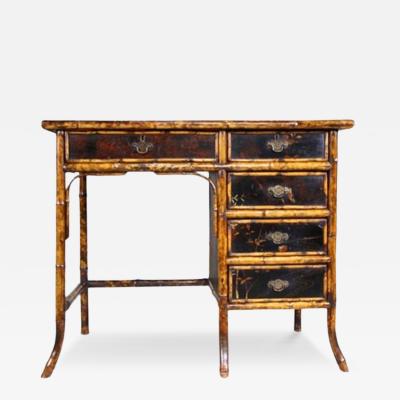 19th C English Bamboo Desk