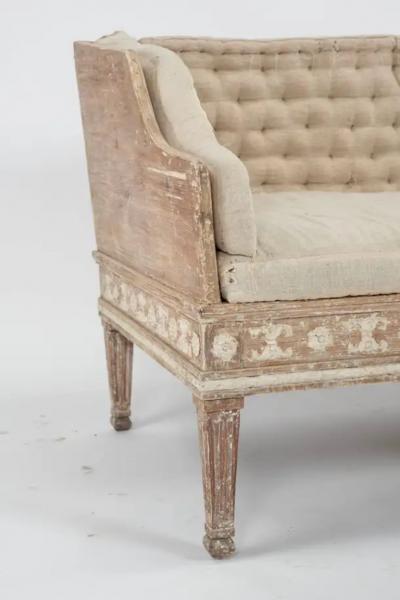 19th C Gustavian Bench or Sofa