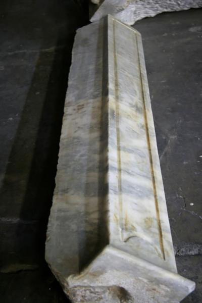 19th C Italian Marble Fireplace