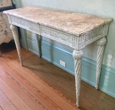 19th C Louis XVI Console Table