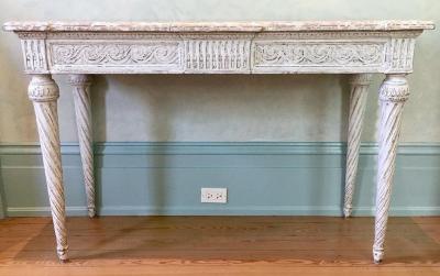 19th C Louis XVI Console Table