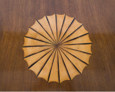 19th C Style French Empire Inlaid Center or Side Table