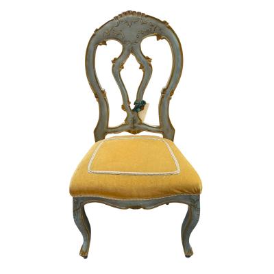 19th C Style Venetian Painted Italian Side Chair