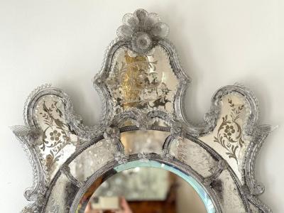 19th C Venetian Paraclose Mirror