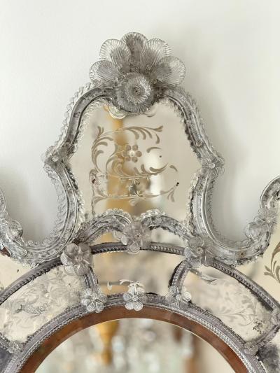 19th C Venetian Paraclose Mirror