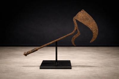 19th Century African Throwing Knife Currency Marghi Mofu