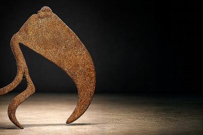 19th Century African Throwing Knife Currency Marghi Mofu