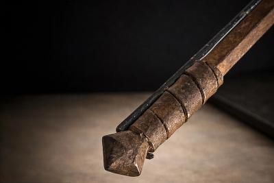 19th Century African Throwing Knife Currency Marghi Mofu