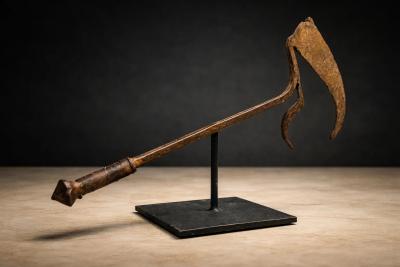 19th Century African Throwing Knife Currency Marghi Mofu