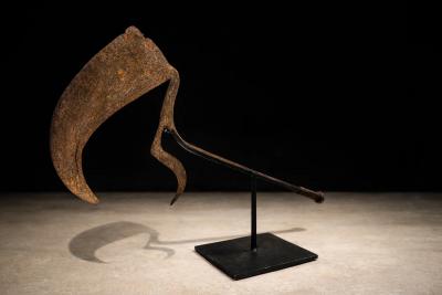 19th Century African Throwing Knife Currency Marghi Mofu