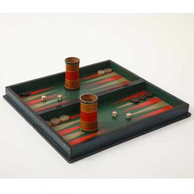 19th Century American Backgammon Board