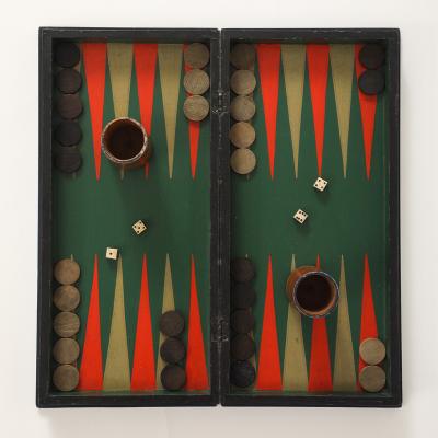 19th Century American Backgammon Board