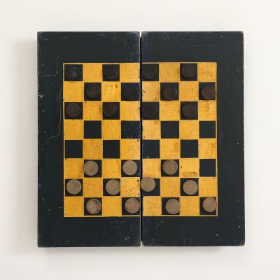 19th Century American Backgammon Board