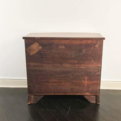 19th Century American Inlaid Bowfront Chest of Drawers