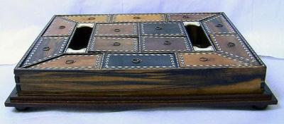 19th Century Anglo Ceylonese Specimen Wood Stationary Tray