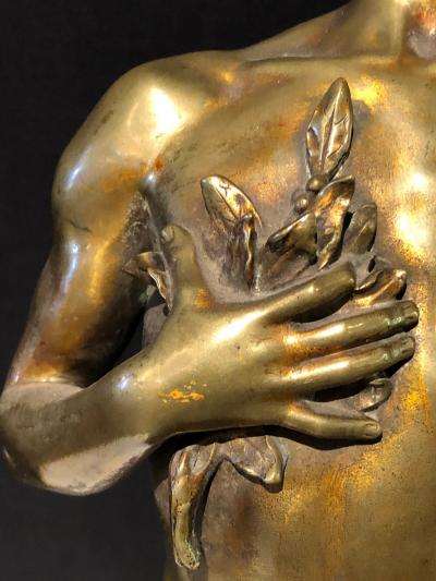 19th Century Antique Bronze by Joaquin Angles Listed Premier Triomphe 