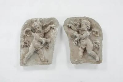 19th Century Architectural Detail of Putti