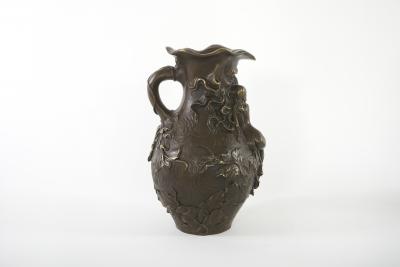 19th Century Art Nouveau Style Bronze Vase
