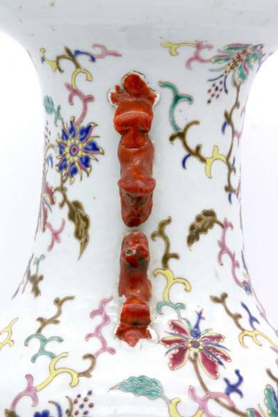 19th Century Asian Porcelain Decorative Vase Piece