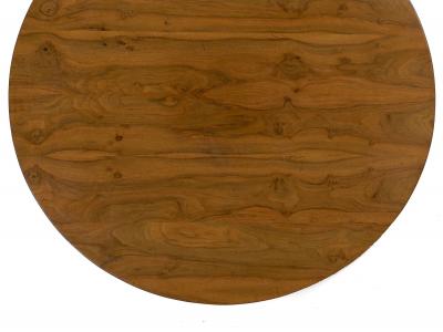 19th Century Austrian Biedermeier Walnut Antique Round Center Table