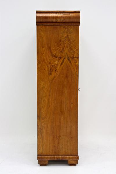 19th Century Biedemeier Cabinets Pair Ashwood with Inlay Works CZ ca 1860