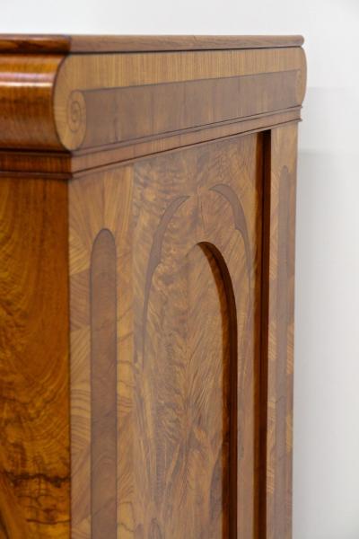 19th Century Biedemeier Cabinets Pair Ashwood with Inlay Works CZ ca 1860