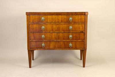 19th Century Biedemeier Chest Of Drawers Cherrywood Polished Austria ca 1830