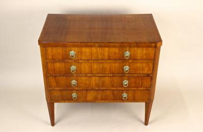 19th Century Biedemeier Chest Of Drawers Cherrywood Polished Austria ca 1830