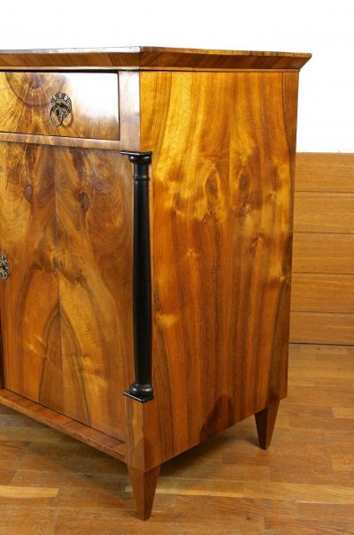 19th Century Biedemeier Nutwood Trumeau Commode Austria circa 1825