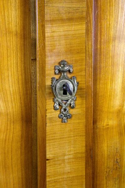 19th Century Biedermeier Cabinet Cherrywood Handpolished Austria circa 1825