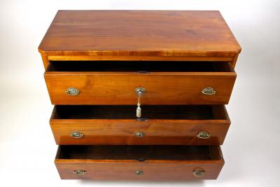 19th Century Biedermeier Cherrywood Chest Of Drawers Austria circa 1830