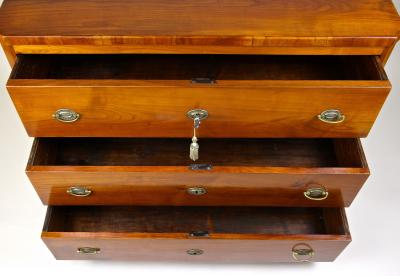 19th Century Biedermeier Cherrywood Chest Of Drawers Austria circa 1830