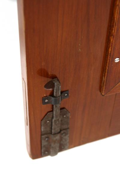 19th Century Biedermeier Cherrywood Vitrine Display Cabinet Austria ca 1840