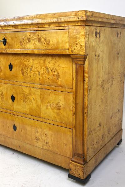 19th Century Biedermeier Chest Of Drawers Poplar Wood Germany ca 1840