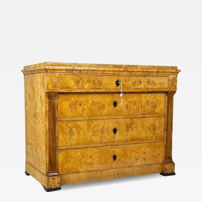 19th Century Biedermeier Chest Of Drawers Poplar Wood Germany ca 1840