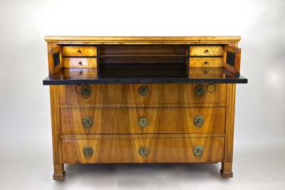 19th Century Biedermeier Chest Of Drawers Secretary Desk Austria ca 1830
