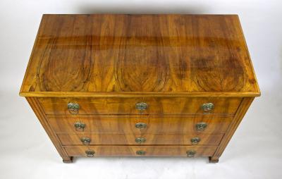 19th Century Biedermeier Chest Of Drawers Writing Commode Austria ca 1830