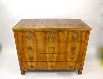 19th Century Biedermeier Chest Of Drawers Writing Commode Austria ca 1830