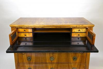 19th Century Biedermeier Chest Of Drawers Writing Commode Austria ca 1830