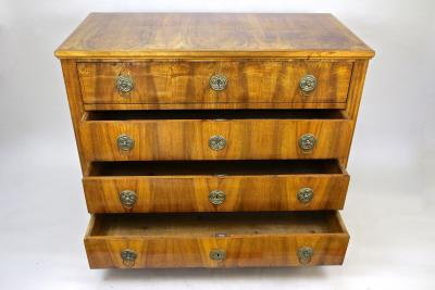 19th Century Biedermeier Chest Of Drawers Writing Commode Austria ca 1830