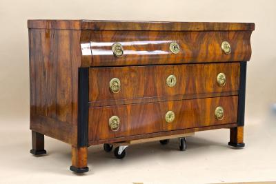 19th Century Biedermeier Chest of Drawers Commmode Hand Polished AT ca 1825