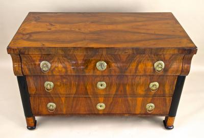 19th Century Biedermeier Chest of Drawers Commmode Hand Polished AT ca 1825