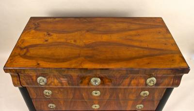 19th Century Biedermeier Chest of Drawers Commmode Hand Polished AT ca 1825