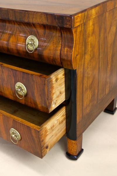 19th Century Biedermeier Chest of Drawers Commmode Hand Polished AT ca 1825