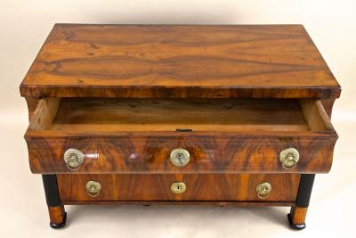 19th Century Biedermeier Chest of Drawers Commmode Hand Polished AT ca 1825