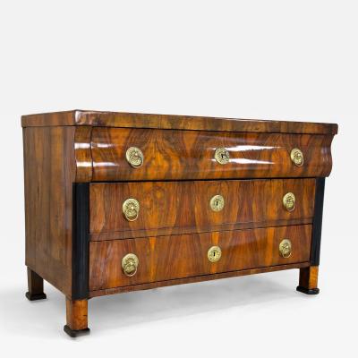 19th Century Biedermeier Chest of Drawers Commmode Hand Polished AT ca 1825