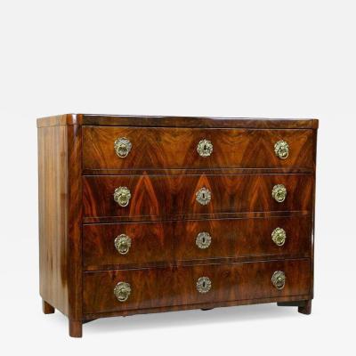 19th Century Biedermeier Chest of Drawers Secretary Nutwood AT ca 1830
