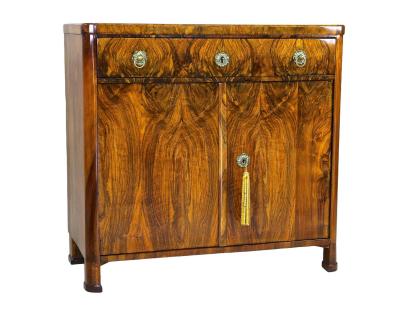 19th Century Biedermeier Commode Trumeau Nutwwood Austria circa 1830