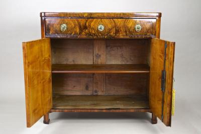 19th Century Biedermeier Commode Trumeau Nutwwood Austria circa 1830